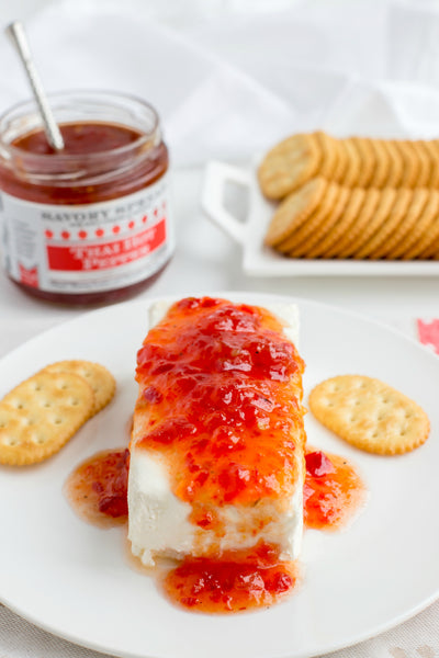 Hot Pepper Jelly and Cream Cheese | Wozz! Kitchen Creations