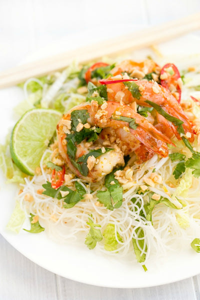 Vietnamese Shrimp Vermicelli with Nuoc Cham Dressing | Wozz! Kitchen Creations