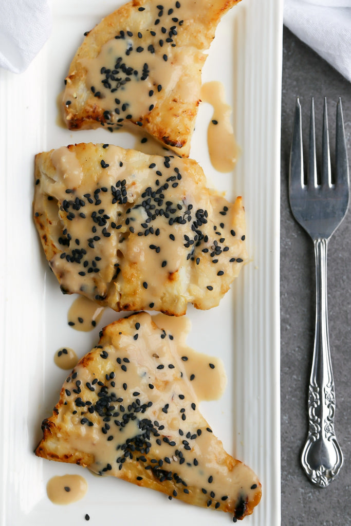 Broiled Cod with Japanese Sesame Miso