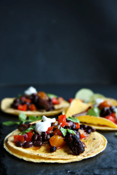 Spicy Summer Mango Steak Tacos | Wozz! Kitchen Creations