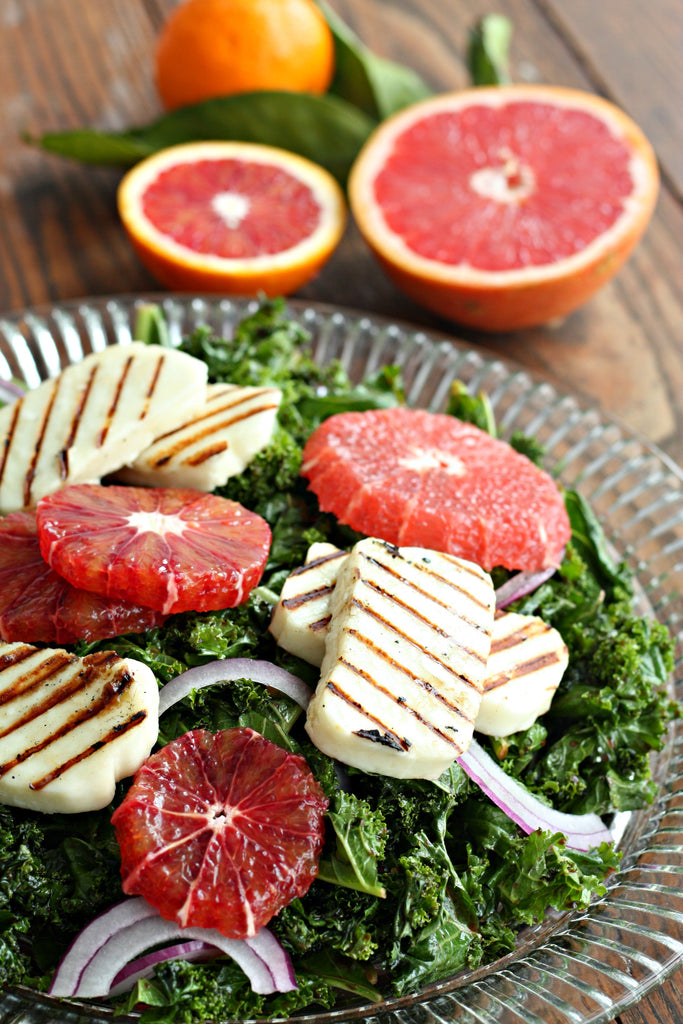 Kale Citrus Salad with Spiced Beet Vinegar | Wozz! Kitchen Creations
