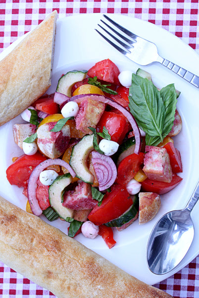 Panzanella Salad | Spiced Beet Vinegar