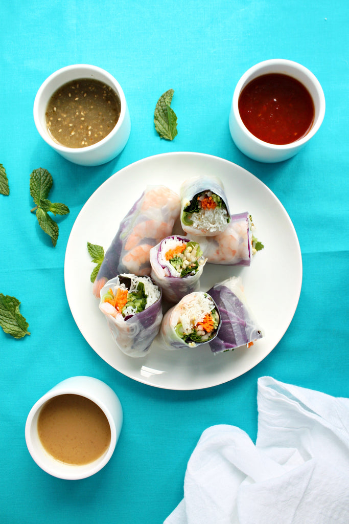 Shrimp Summer Rolls | Dipping Sauces | Wozz! Kitchen Creations