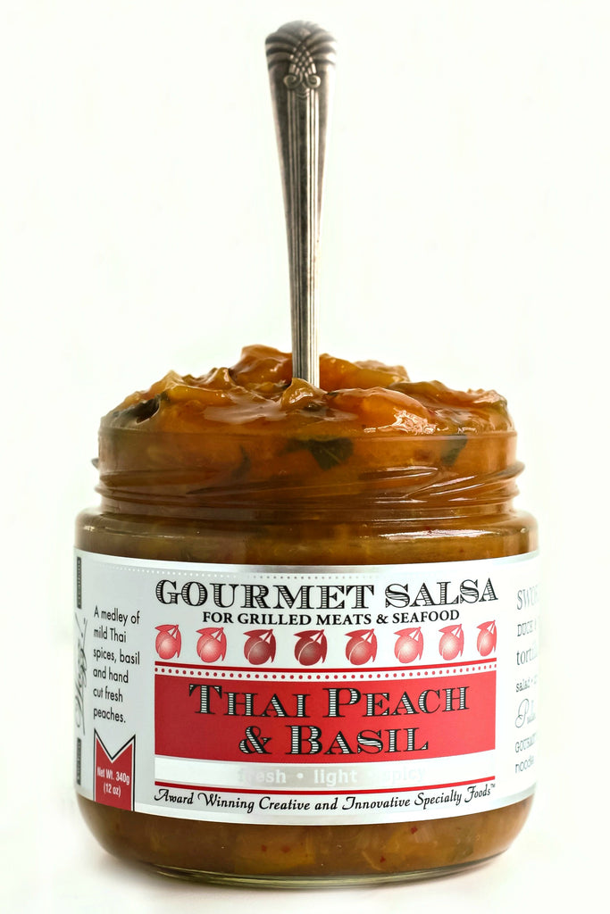 Thai Peach Basil Salsa