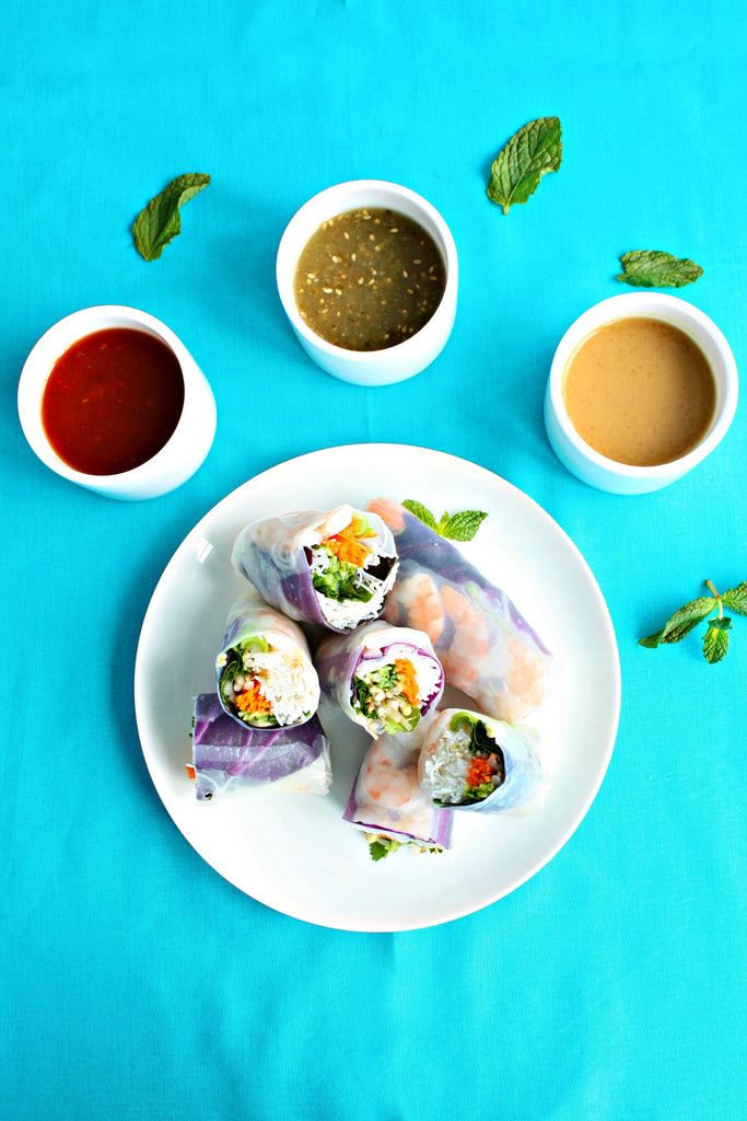 Vietnamese Summer Rolls | Summer Roll Dipping Sauces