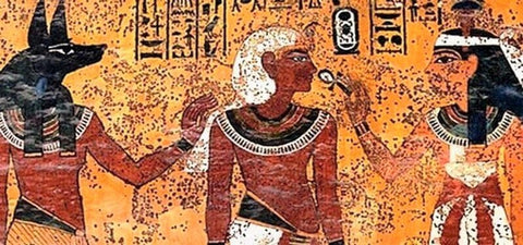 représentation égyptienne murale