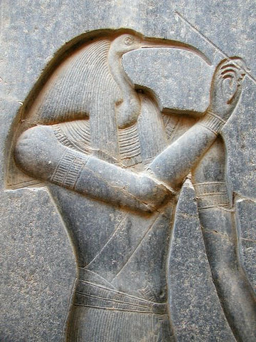 tete d'ibis bas relief