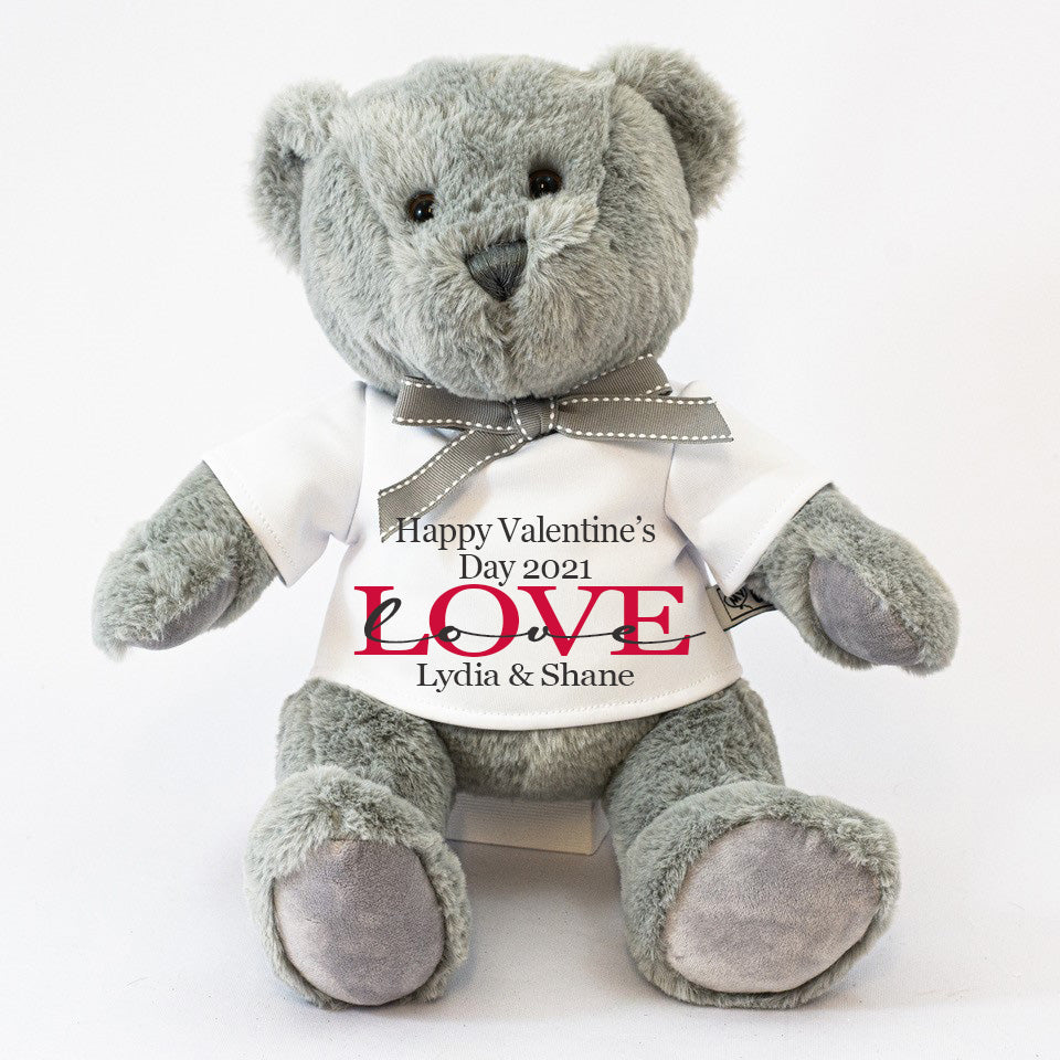 personalised teddy bears for valentines day