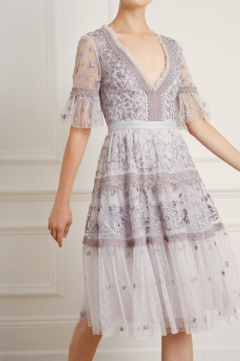 periwinkle lace dress