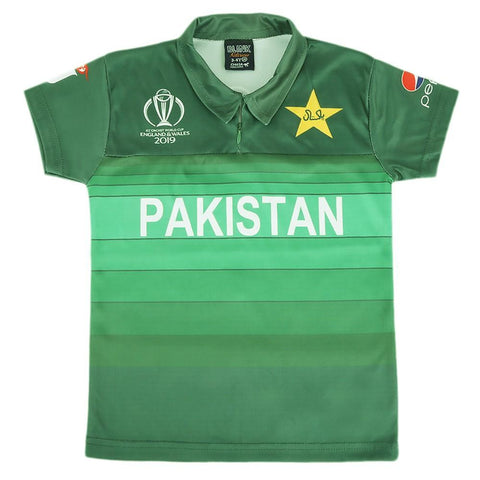 Pakistan Cricket World Cup T-Shirt For Boys - test-store-for-chase-value