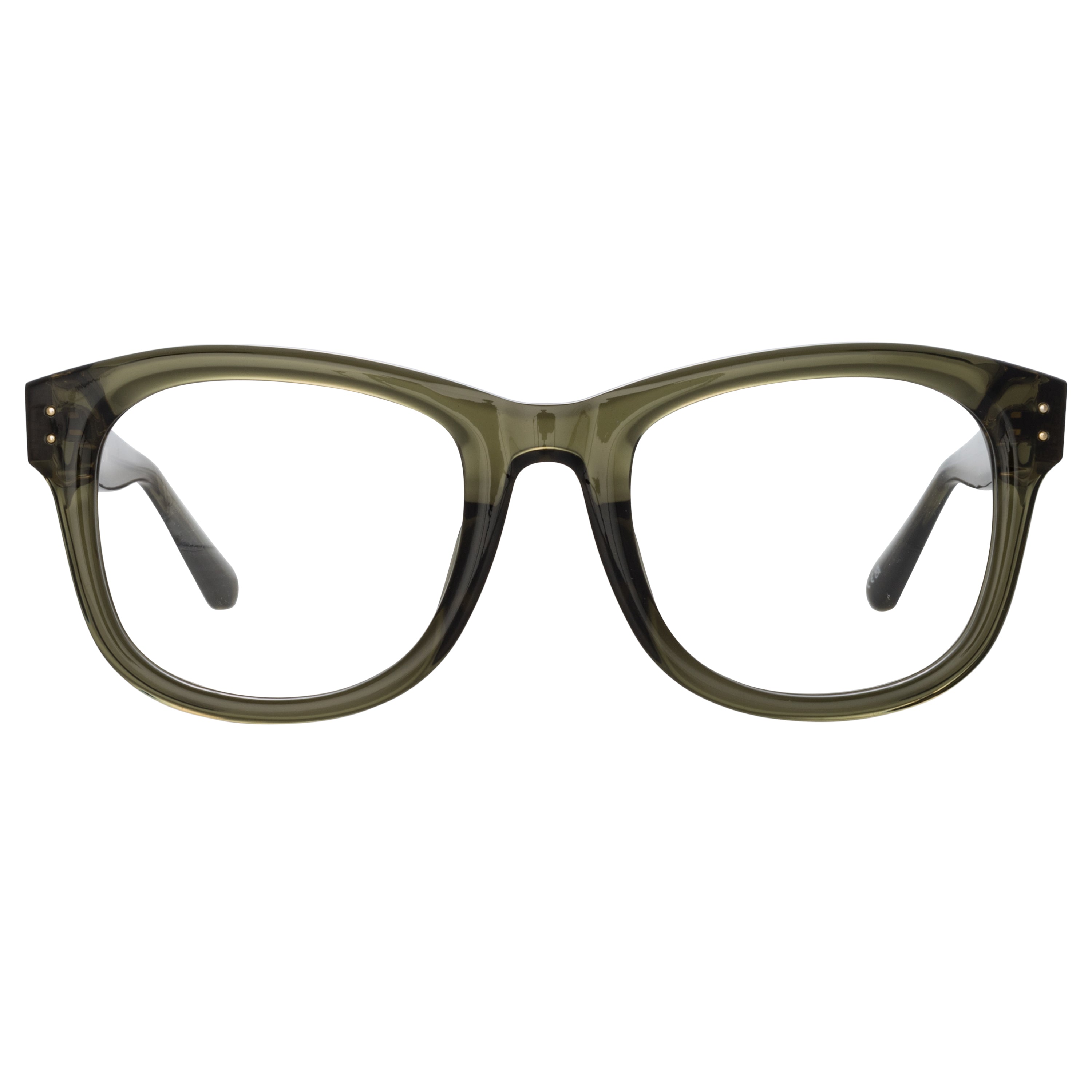 Edson Optical D-Frame in Translucent Green