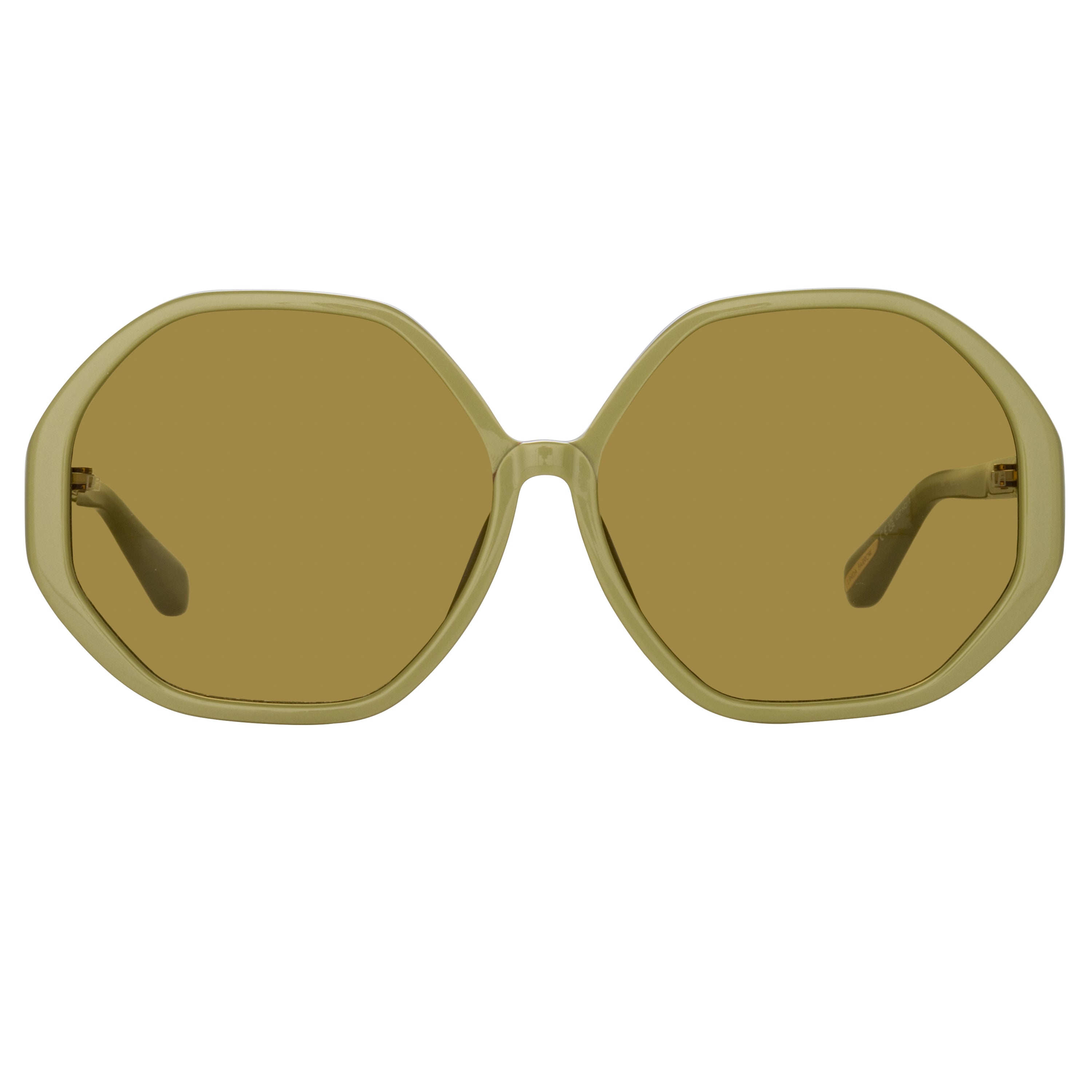Paloma Hexagon Sunglasses in Sage