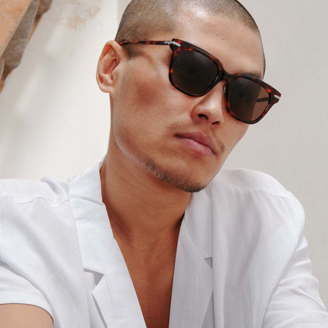 Empire D-Frame Sunglasses in Tortoiseshell (Men’s)