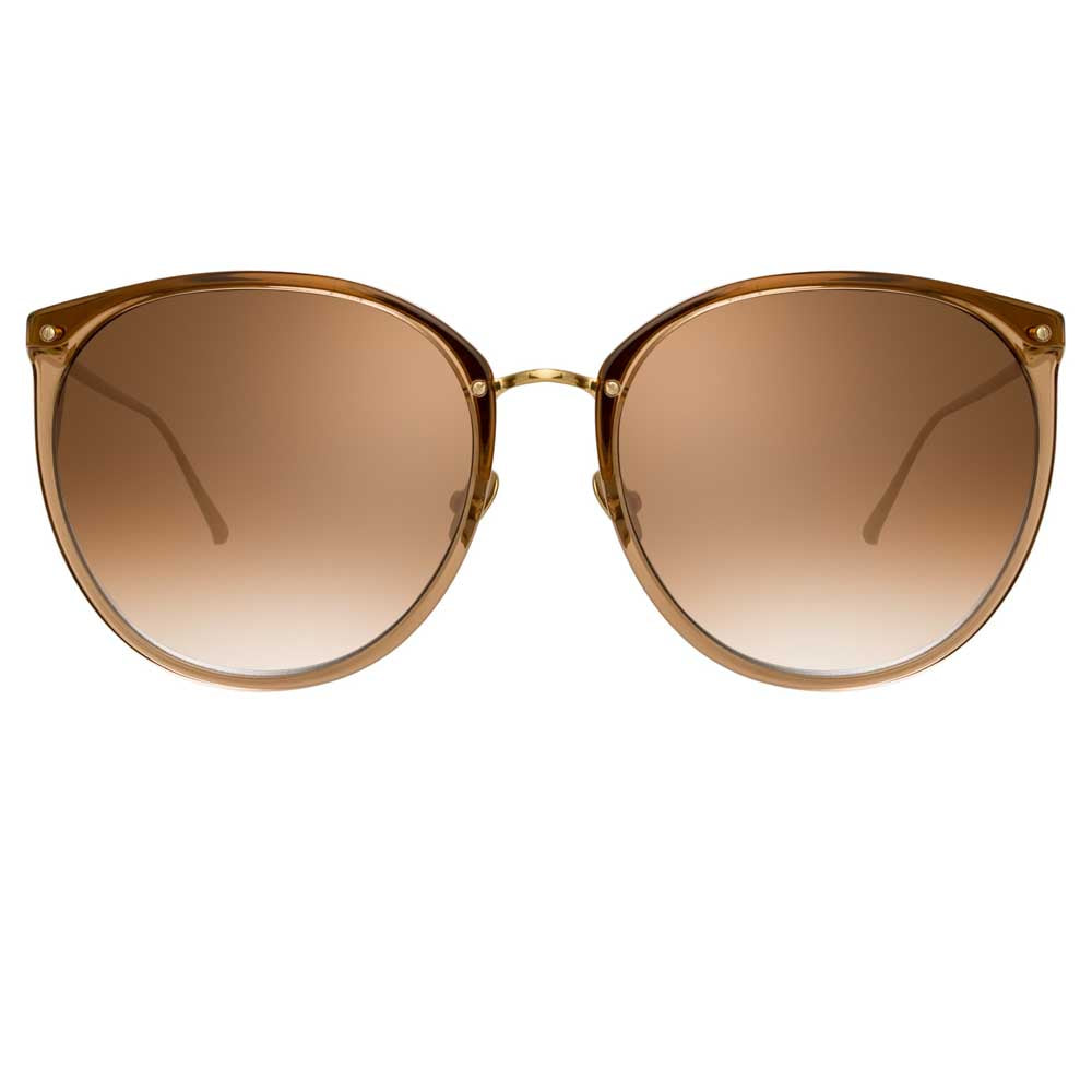 The Kings Oversized Sunglasses in Brown Frame (C34)