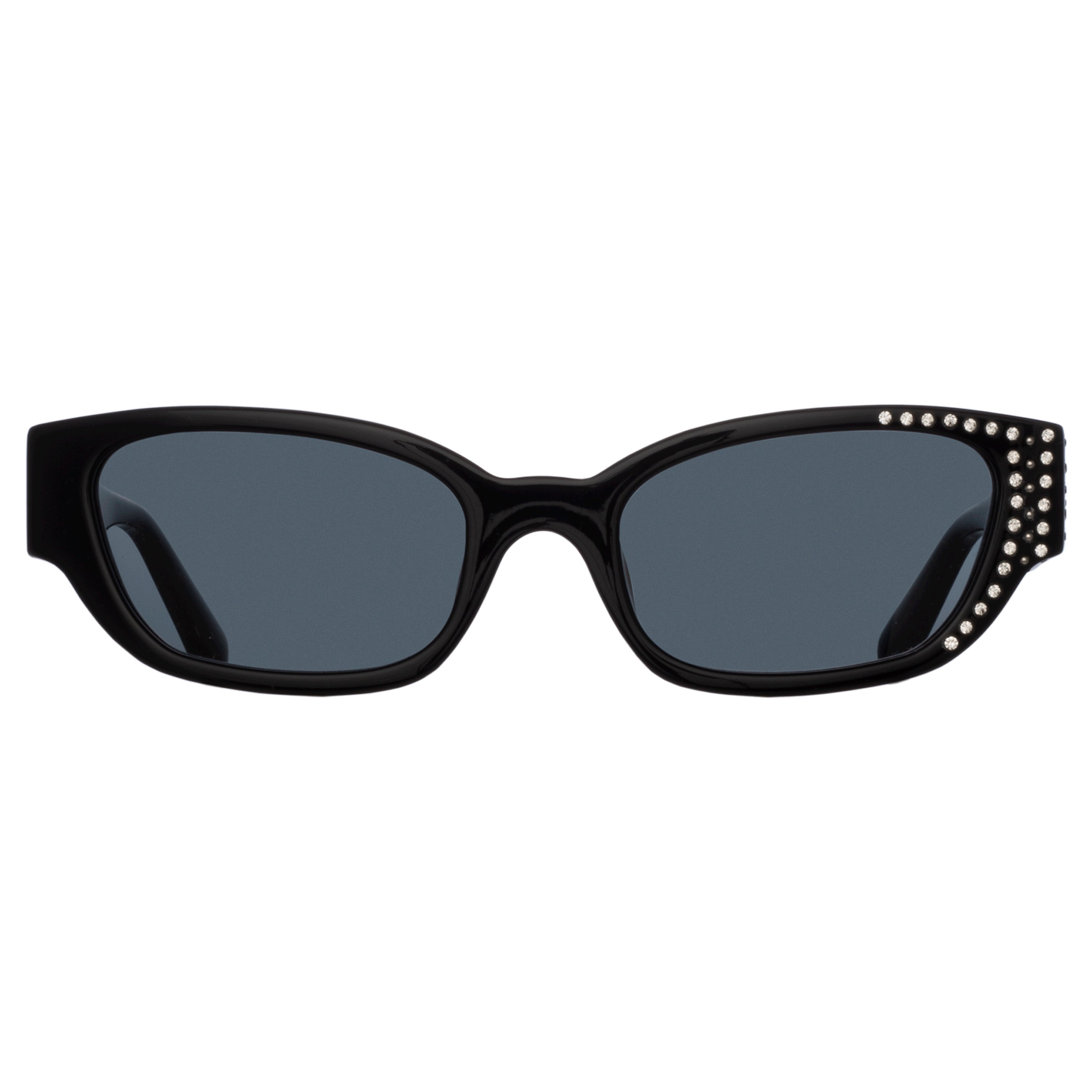 Magda Butrym Cat Eye Sunglasses in Black and Grey