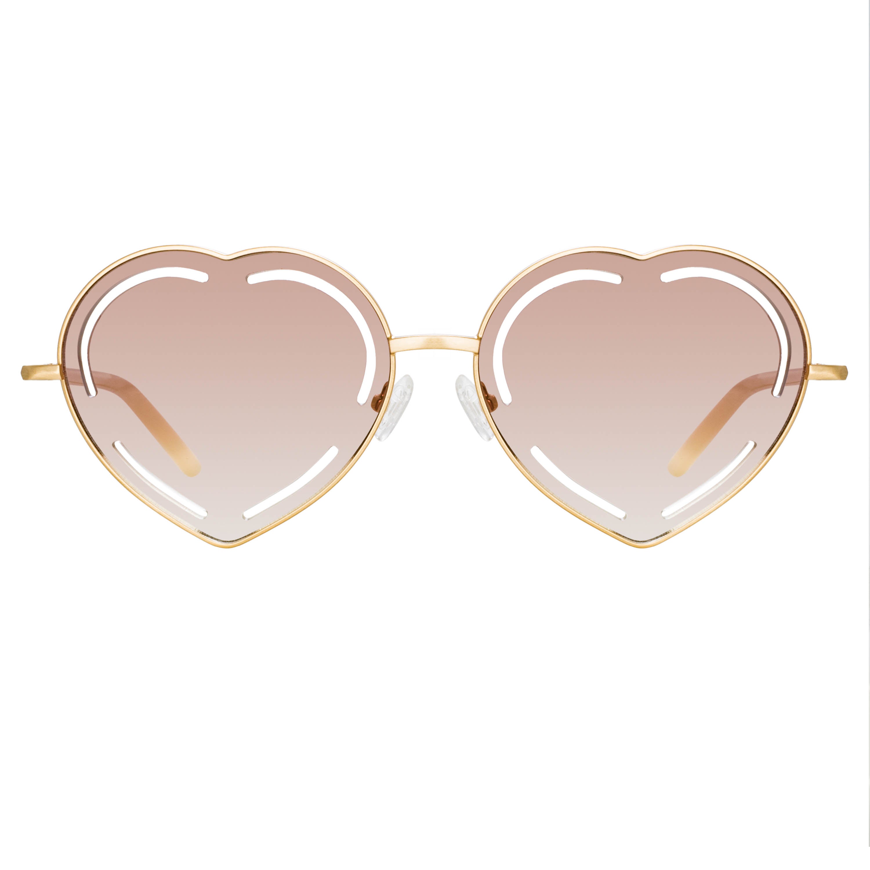 Matthew Williamson Petunia Sunglasses in Light Gold