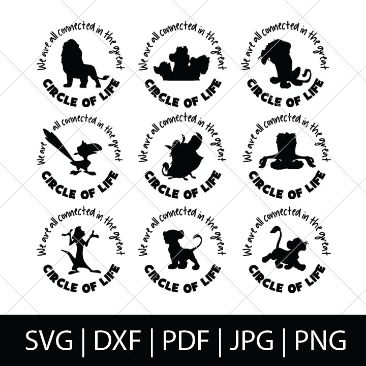 Download The Circle Of Life Lion King Svg Bundle Disney Group Shirts Thelovenerds PSD Mockup Templates