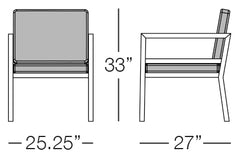 Cali Chair Dimensions
