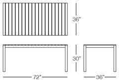 Cali Dining Table Sizes Image