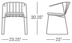 Intercoastal Dining Chair with Arms