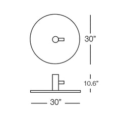 Umbrella Base 180 measurements