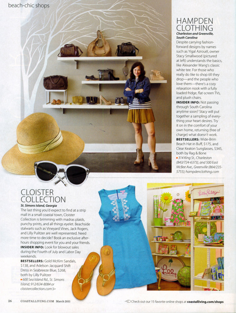 Coastal Living - Beach Chic Shops - Jan 2011