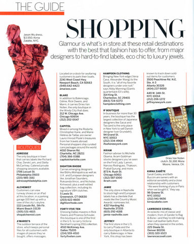 Vogue - Shopping Guide - Jan 2011