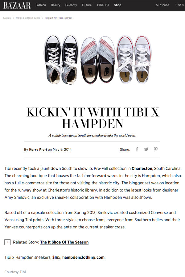 Harper's Bazaar.com - Tibi x Hampden Runway Show - Jan 2014