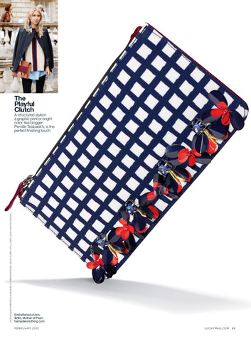 Lucky Mag - The Playful Clutch - Jan 2015