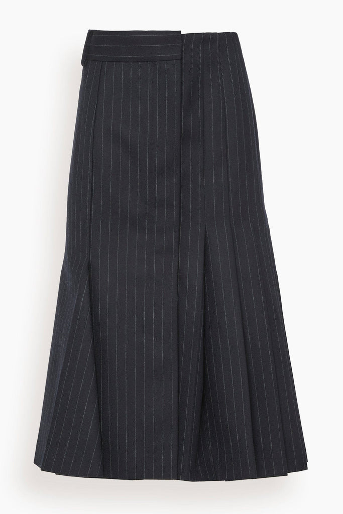 sacai22AW Chalk Stripe Skirt-siegfried.com.ec