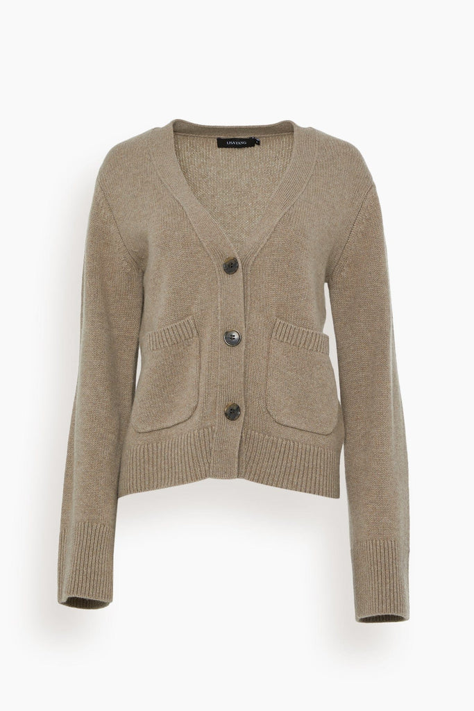 Lisa Yang Danni Cardigan in Mole – Hampden Clothing