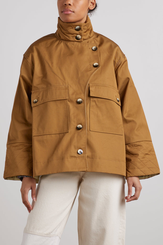 Ganni Double Twill Jacket in Butternut – Hampden Clothing