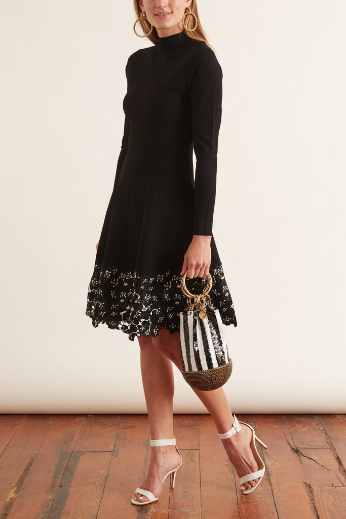 lela rose black dress