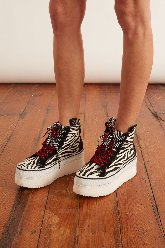 r13 platform sneakers