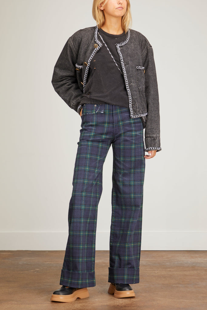 R13 Lisa Baggy Jean in Printed Tartan – Hampden Clothing