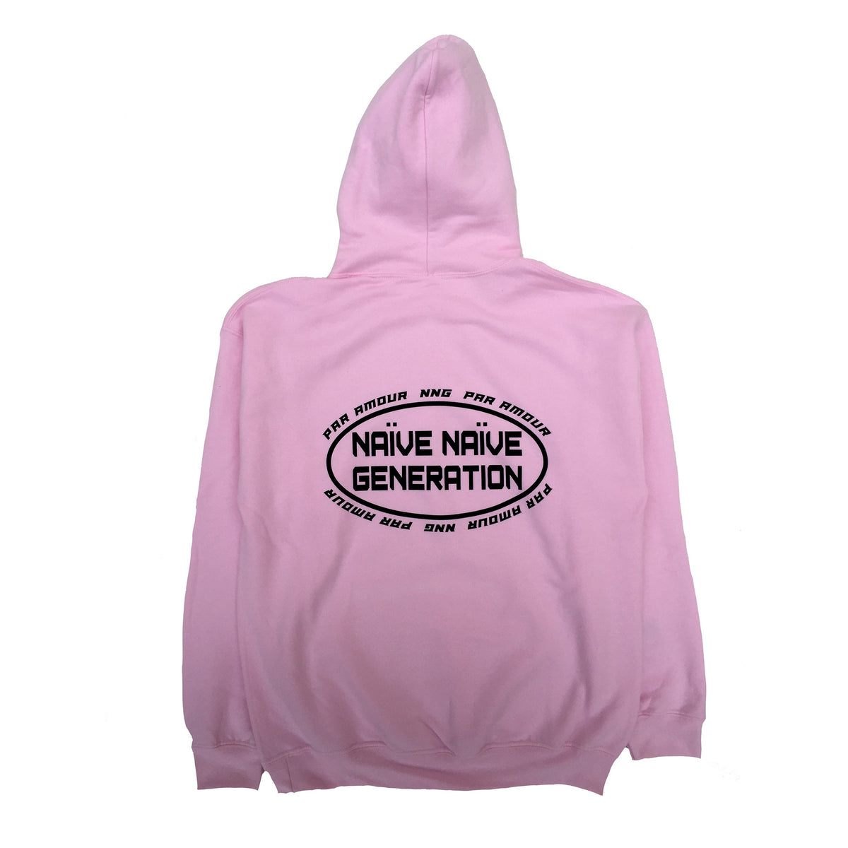 amour hoodie pink