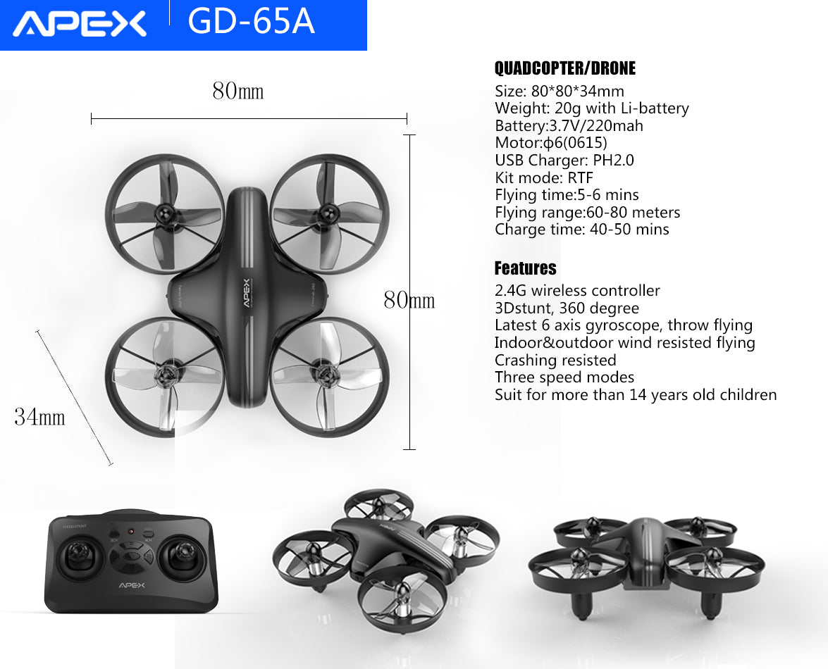 drone apex gd 65a