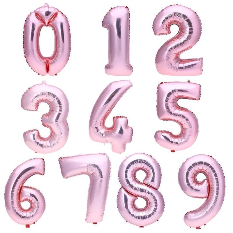 giant number foil balloons