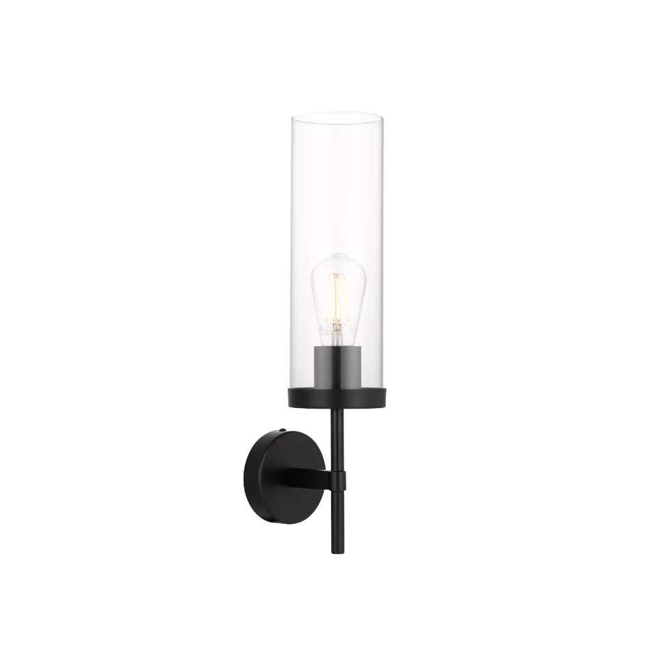 Garot Wall Light Black and Glass