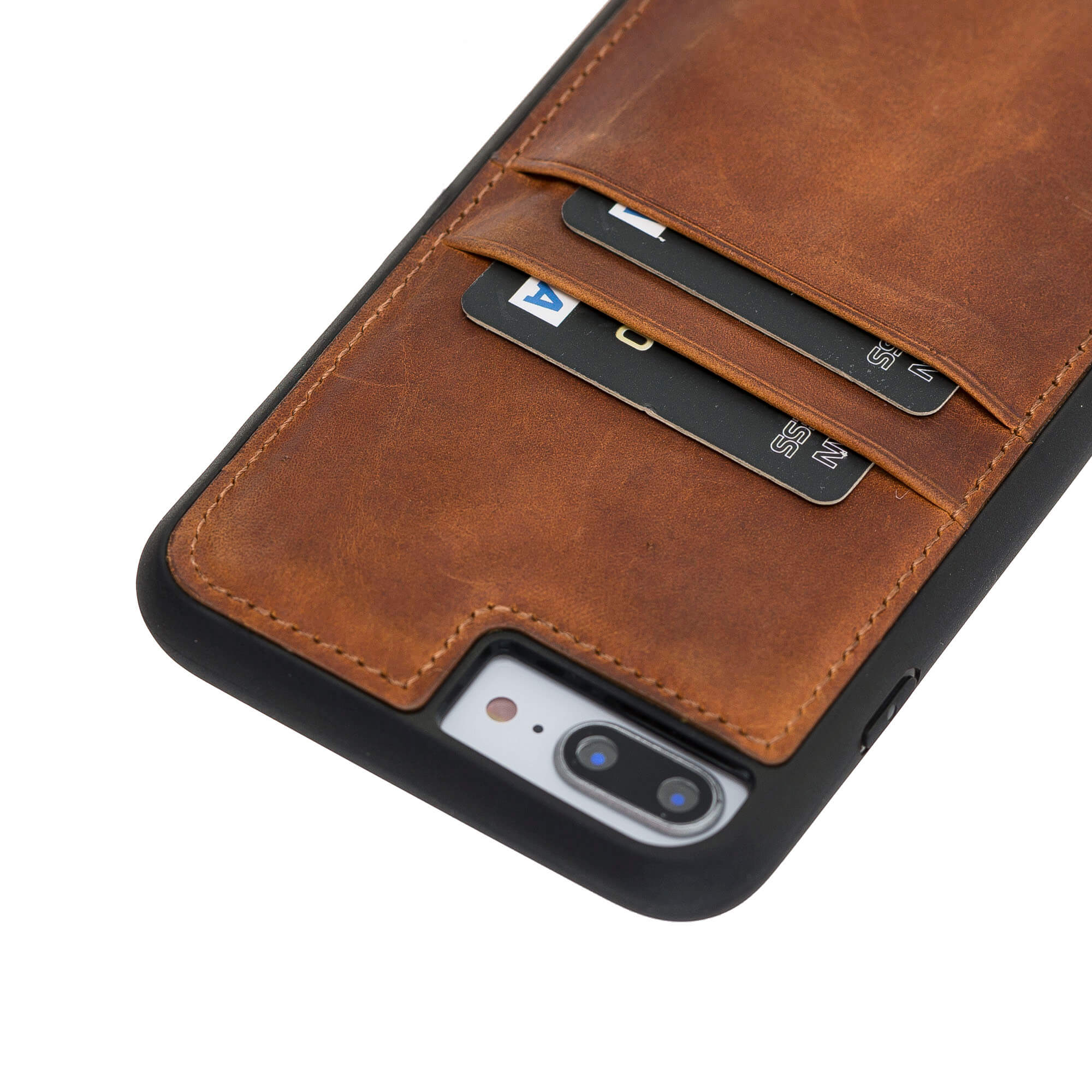 Capri iPhone Plus Leather Snap-On Case with Cardholder - Venito – Leather