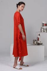 Clover Frill Dress - Salsa SOLD OUT