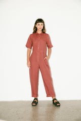 Wayside Jumpsuit -Clay