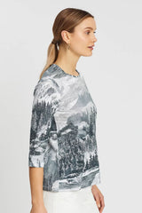 Landscape etching tee
