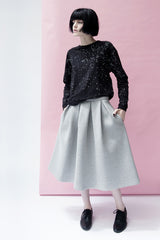 Drifter Skirt -Grey Marle