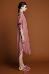Ranger Shirt Dress -Antique Rose