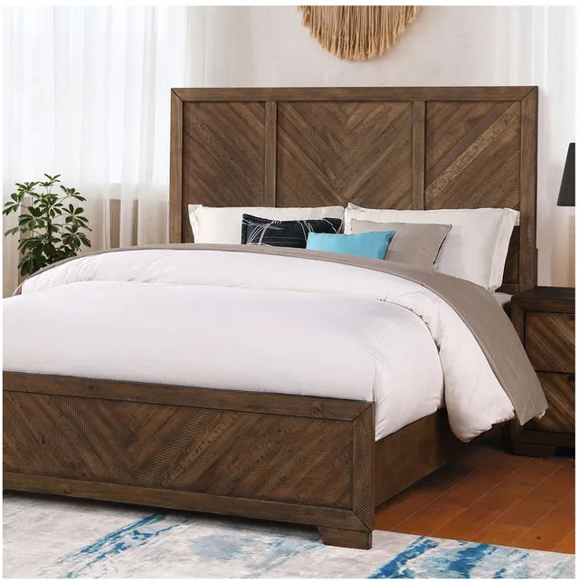 Prineville Cal.King Bed - Walnut