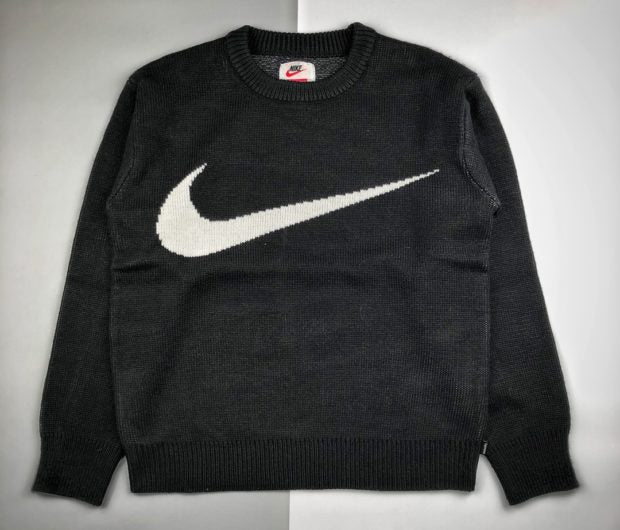 Supreme Nike Swoosh Sweater – SneakNSapp