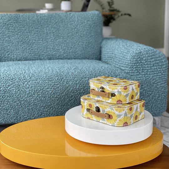 teal sofa slipcover microfibra