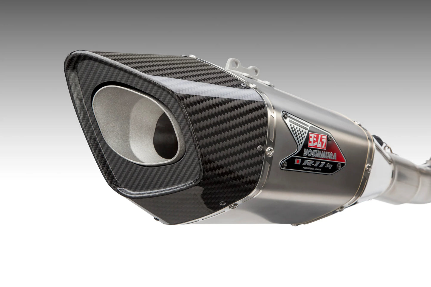 Yoshimura GSX-R1000/R 17-22 RACE R-11SQ TITANIUM FULL EXHAUST, W/ TITANIUM MUFFLER 150-50A-A18G1