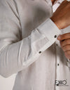 Linen Cotton Long Sleeve Shirt - EMSACS0274LCLS1050